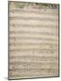 Title Page of Handwritten Score for Great Organ Mass by Franz Joseph Haydn-null-Mounted Giclee Print