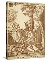Title Page of Marionette Opera Genevieve De Brabant-Erik Satie-Stretched Canvas