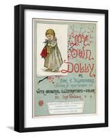 Title Page of 'My Own Dolly'-Ida Waugh-Framed Art Print