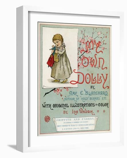 Title Page of 'My Own Dolly'-Ida Waugh-Framed Art Print
