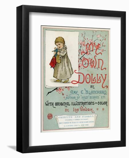 Title Page of 'My Own Dolly'-Ida Waugh-Framed Art Print