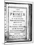 Title Page of New England Primer-null-Mounted Giclee Print