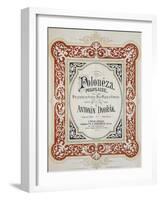 Title Page of Polonaise, Collection of Polke for Piano Four Hands-Antonin Leopold Dvorak-Framed Giclee Print