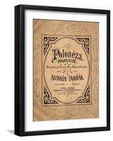 Title Page of Polonaise-Antonin Leopold Dvorak-Framed Giclee Print