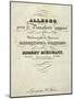 Title Page of Score for Allegro for Piano in B Minor, Opus 8-Robert Schumann-Mounted Giclee Print