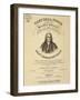 Title Page of Score for Art of Fugue-Johann Sebastian Bach-Framed Premium Giclee Print