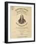 Title Page of Score for Art of Fugue-Johann Sebastian Bach-Framed Premium Giclee Print