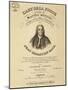 Title Page of Score for Art of Fugue-Johann Sebastian Bach-Mounted Giclee Print