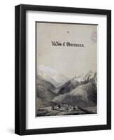 Title Page of Score for Obermann's Valley-Franz Liszt-Framed Premium Giclee Print