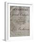 Title Page of Score for Overture to Leonore-Ludwig Van Beethoven-Framed Giclee Print