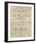 Title Page of Score for Set of Two Piano Trios, Written for Piano, Violin, and Cello, Opus 70-Ludwig Van Beethoven-Framed Giclee Print