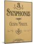 Title Page of Score for Symphony No 3-Gustav Mahler-Mounted Giclee Print