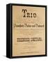 Title Page of Score for Trio for Piano, Violin and Cello, Opus 15-Bedrich Smetana-Framed Stretched Canvas