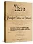 Title Page of Score for Trio for Piano, Violin and Cello, Opus 15-Bedrich Smetana-Stretched Canvas
