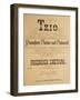 Title Page of Score for Trio for Piano, Violin and Cello, Opus 15-Bedrich Smetana-Framed Giclee Print