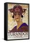 Title Page of Score of Turandot, Opera by Giacomo Puccini-null-Framed Stretched Canvas