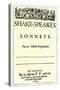 Title Page of Shakespeare's Sonnets-null-Stretched Canvas