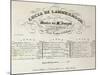 Title Page of Sheet Music for Lucia Lammermoor, Opera by Gaetano Donizetti-null-Mounted Giclee Print