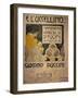 Title Page of Sheet Music of E L'Uccellino, Lullaby-Giacomo Puccini-Framed Giclee Print