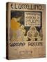 Title Page of Sheet Music of E L'Uccellino, Lullaby-Giacomo Puccini-Stretched Canvas