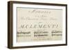 Title Page of Sonata for Four Hands-Muzio Clementi-Framed Giclee Print