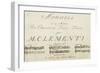 Title Page of Sonata for Four Hands-Muzio Clementi-Framed Giclee Print