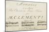 Title Page of Sonata for Four Hands-Muzio Clementi-Mounted Giclee Print