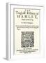 Title Page of the 1605 Hamlet by William Shakespeare-null-Framed Giclee Print