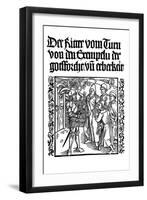 Title Page of the Book of the Knight of the Tower, C1495-Albrecht Durer-Framed Giclee Print