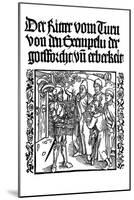Title Page of the Book of the Knight of the Tower, C1495-Albrecht Durer-Mounted Giclee Print