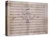 Title Page of the Cantata Il Pianto D'Armonia-Gioachino Rossini-Stretched Canvas