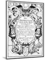 Title Page of the Description and Use of the Sector by Edmund Gunter, 1636-null-Mounted Giclee Print