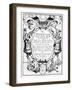 Title Page of the Description and Use of the Sector by Edmund Gunter, 1636-null-Framed Giclee Print