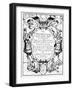 Title Page of the Description and Use of the Sector by Edmund Gunter, 1636-null-Framed Giclee Print