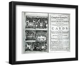 Title Page of the Fifth Edition of The Compleat Gamester, Attributed to Charles Cotton-null-Framed Giclee Print