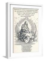 Title Page of the Life of the Virgin, 1511-Albrecht Dürer-Framed Giclee Print