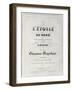 Title Page of the Opera Comique the North Star-Giacomo Meyerbeer-Framed Giclee Print