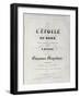 Title Page of the Opera Comique the North Star-Giacomo Meyerbeer-Framed Giclee Print