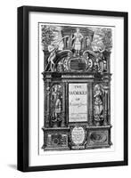 Title Page of the Works of Ben Jonson, 1616-null-Framed Giclee Print