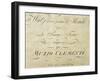 Title Page of Waltz as a Rondeau for Piano-Muzio Clementi-Framed Giclee Print