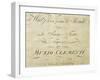 Title Page of Waltz as a Rondeau for Piano-Muzio Clementi-Framed Giclee Print