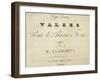 Title Page of Waltz for Piano-Muzio Clementi-Framed Giclee Print