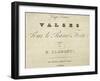 Title Page of Waltz for Piano-Muzio Clementi-Framed Giclee Print