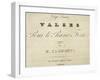 Title Page of Waltz for Piano-Muzio Clementi-Framed Giclee Print