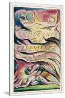 Title Page: Plate 1 from 'Songs of Innocence and of Experience' C.1815-26-William Blake-Stretched Canvas