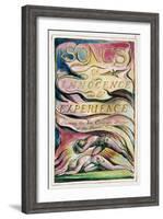 Title Page: Plate 1 from 'Songs of Innocence and of Experience' C.1815-26-William Blake-Framed Giclee Print