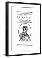 Title Page to Benjamin Banneker's Almanac-null-Framed Giclee Print