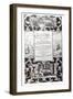 Title Page to Book 9 of Cryptomenysis and Cryptography by Gustavus Selenus-null-Framed Giclee Print