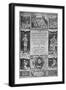 'Title-Page to Burton's Anatomy of Melancholy, 1628', 1628, (1903)-Jacob Christoph Le Blon-Framed Giclee Print