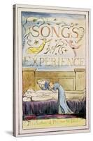 Title Page to Songs of Experience: Plate 30 from Songs of Innocence and of Experience C.1802-08-William Blake-Stretched Canvas